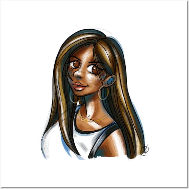 Aliyah Art x Tifa Lockhart Wall Art by aliyahart